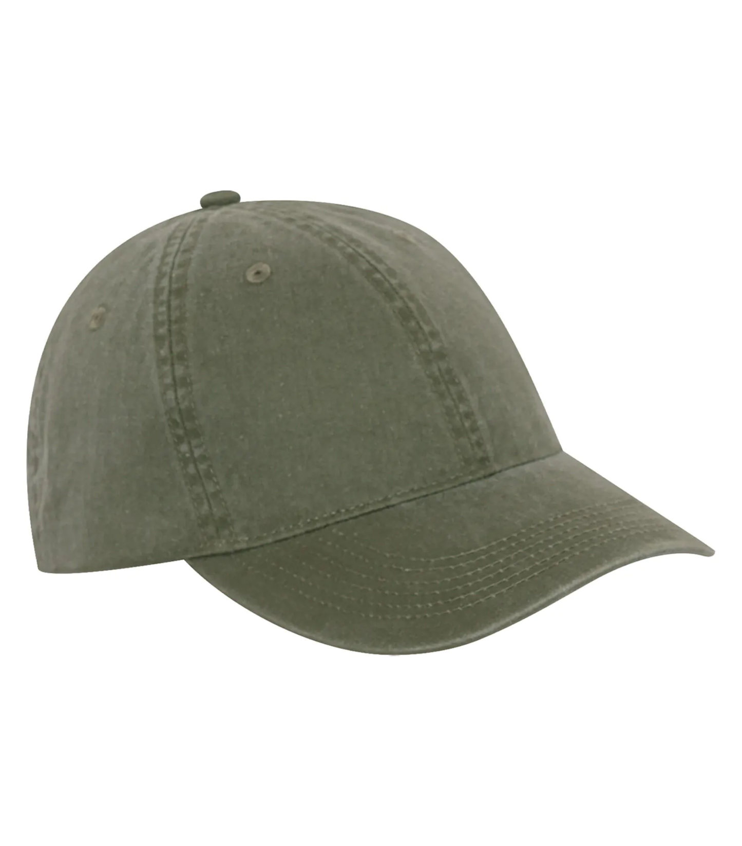 Adjustable hook and loop hat - PIGMENT DYED CAP - ATC C1321