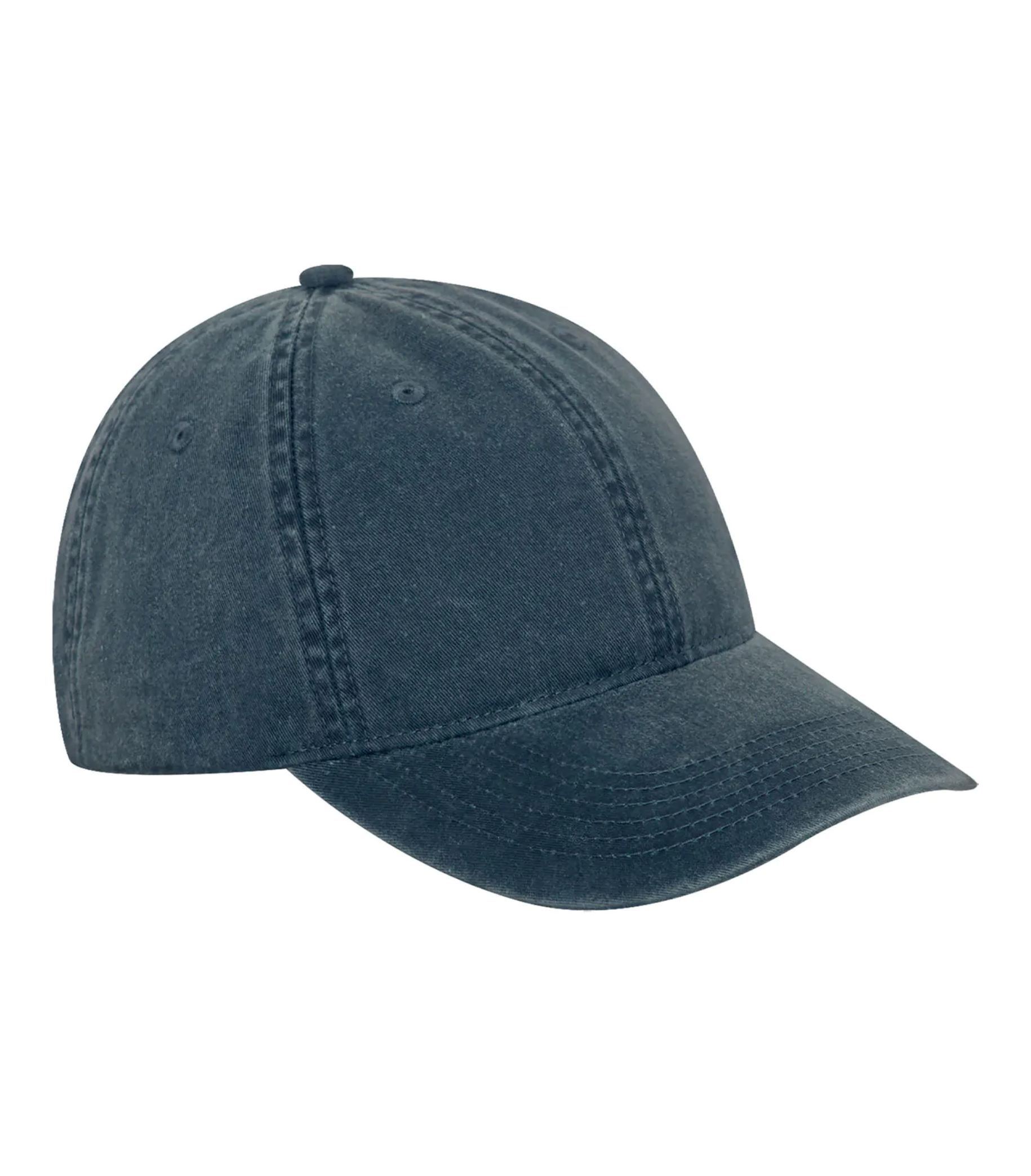Adjustable hook and loop hat - PIGMENT DYED CAP - ATC C1321