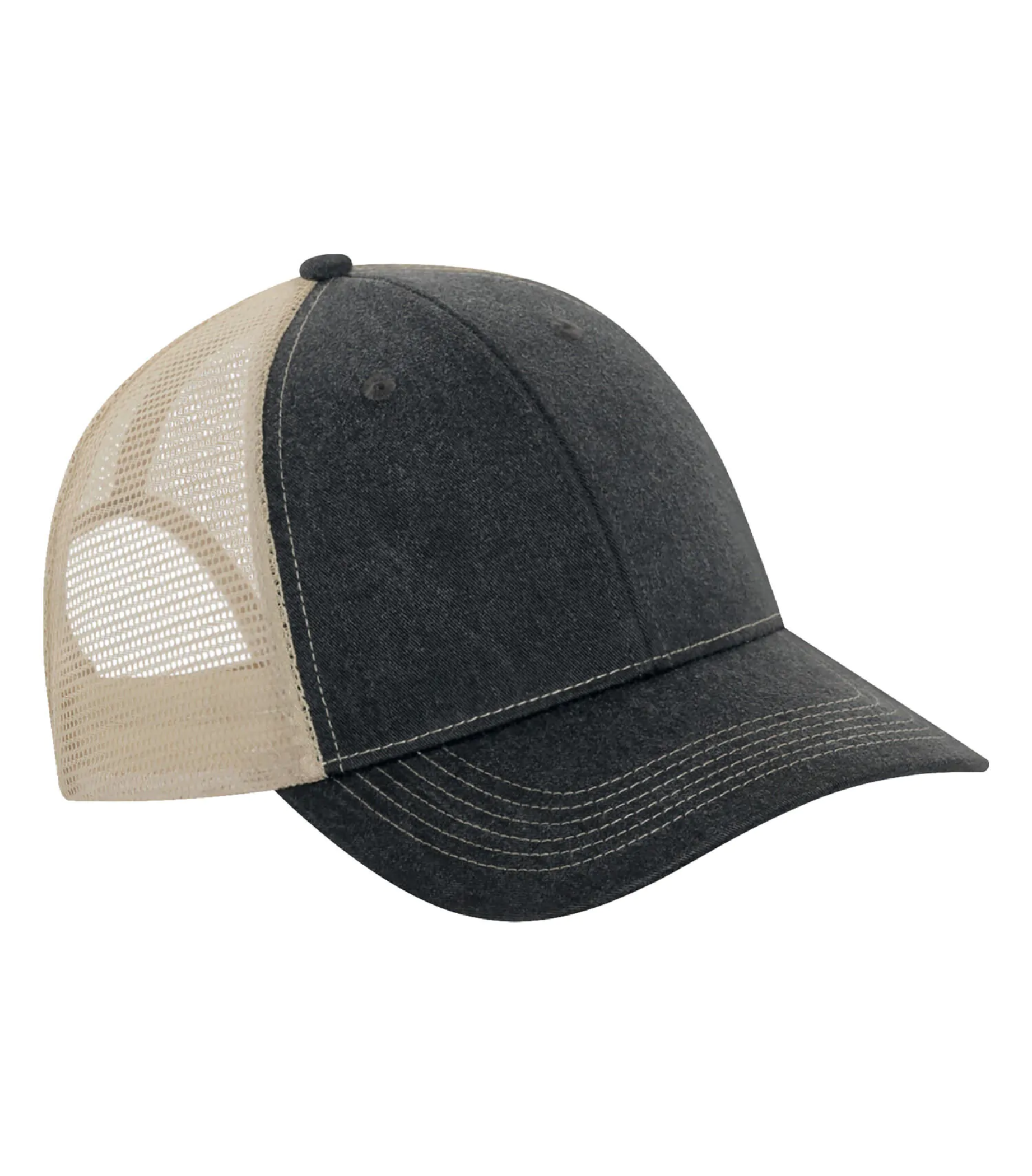 Snapback Hat -Pigment Dyed Trucker Cap - ATC C1322