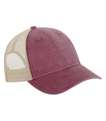 Snapback Hat -Pigment Dyed Trucker Cap - ATC C1322