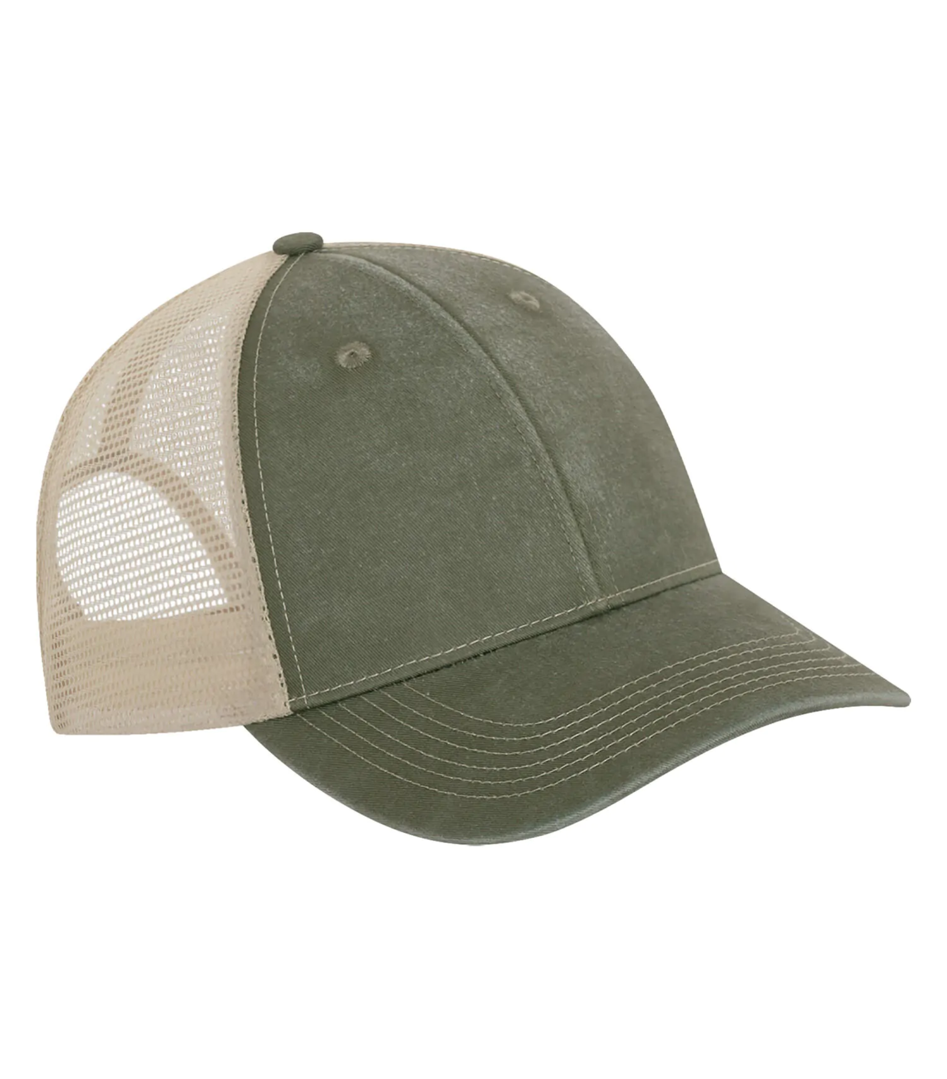 Snapback Hat -Pigment Dyed Trucker Cap - ATC C1322