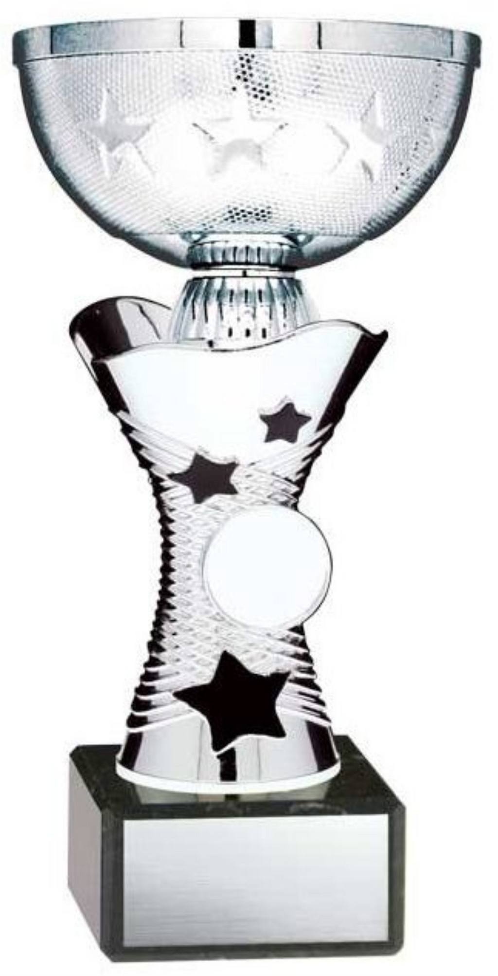 Economy Cup with Graphite Stars - Silver