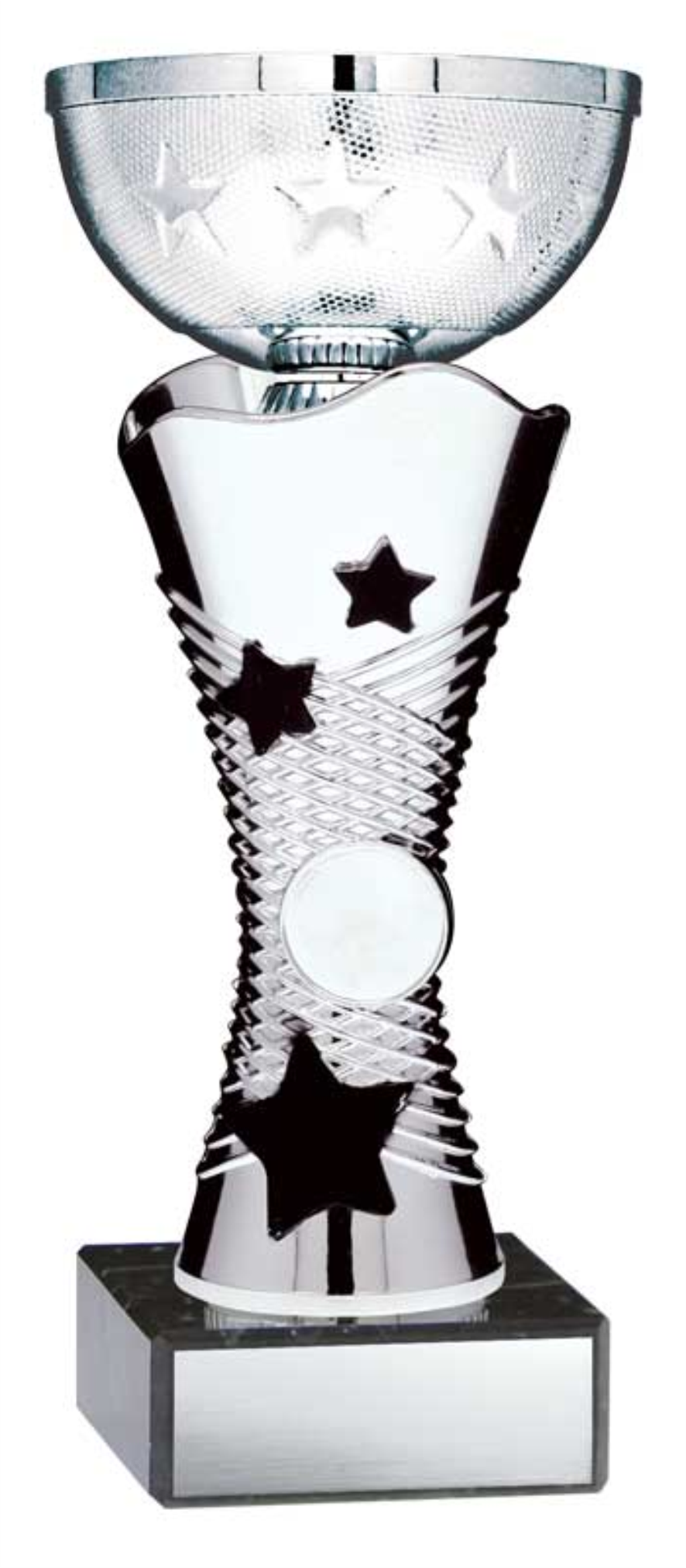 Economy Cup with Graphite Stars - Silver