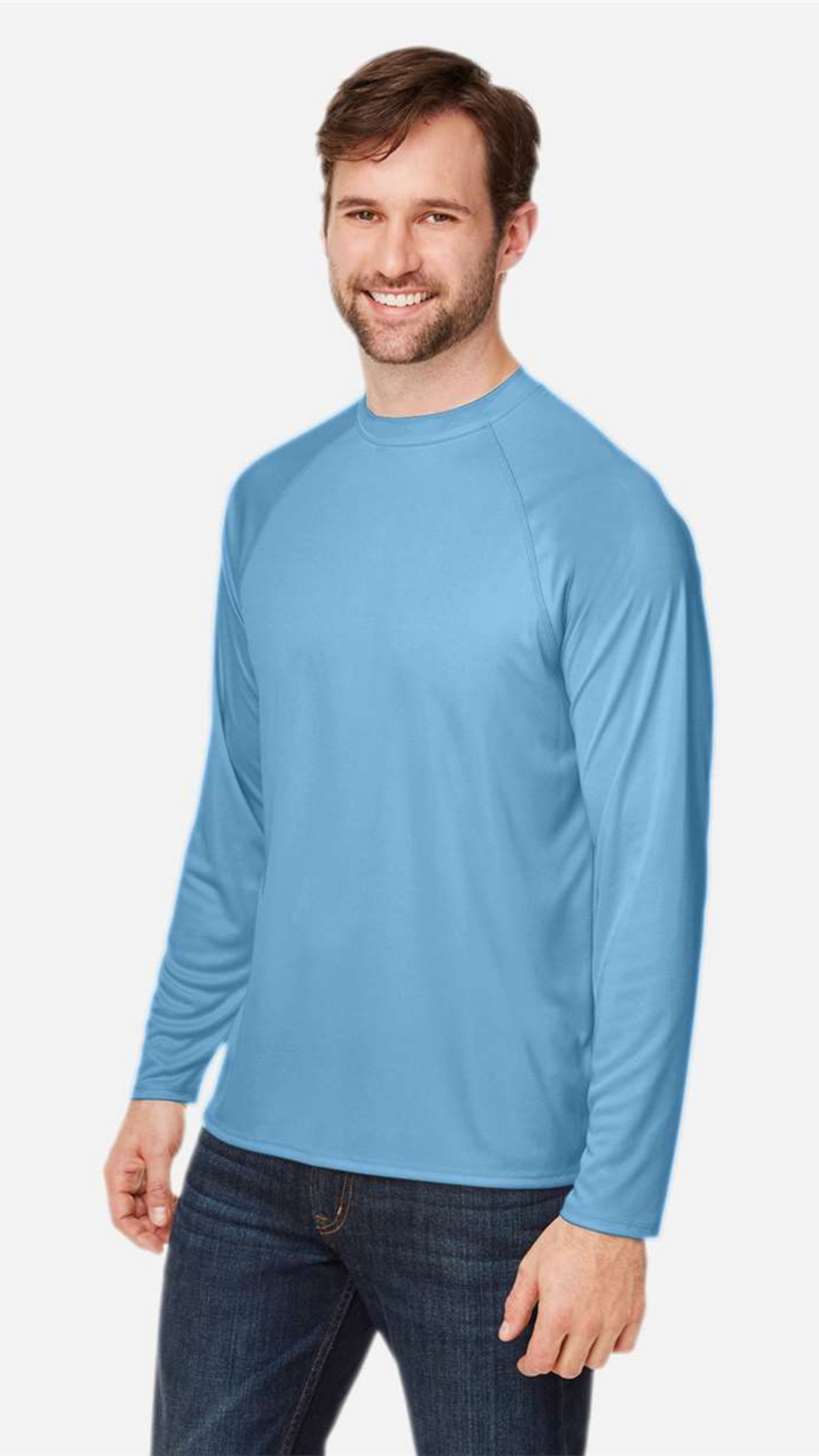 CORE365 - Unisex Ultra UVP Marina Raglan Long Sleeve T-Shirt - CE110