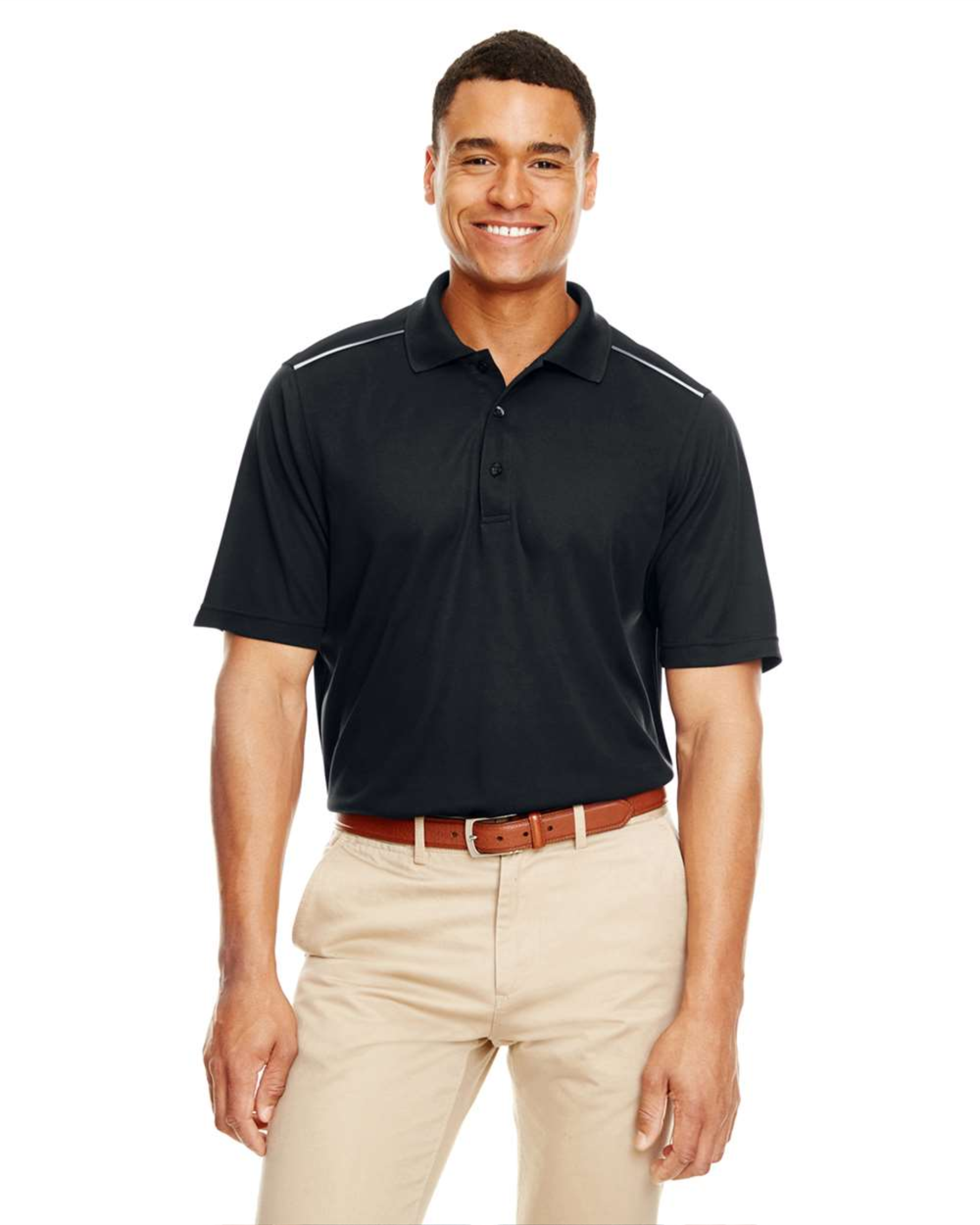 CORE365 - Men's Radiant Performance Piqué Polo with Reflective Piping - 88181R