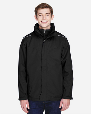 CORE365 - Men's Region 3-in-1 Jacket with Fleece Liner - 88205