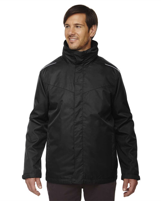 CORE365 - Men's Tall Region 3-in-1 Jacket with Fleece Liner - 88205T