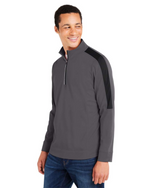 CORE365 - Men's Market Snag Protect Mesh Colorblock Quarter-Zip Pullover - CE404