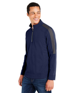 CORE365 - Men's Market Snag Protect Mesh Colorblock Quarter-Zip Pullover - CE404