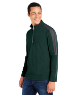 CORE365 - Men's Market Snag Protect Mesh Colorblock Quarter-Zip Pullover - CE404