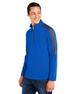 CORE365 - Men's Market Snag Protect Mesh Colorblock Quarter-Zip Pullover - CE404