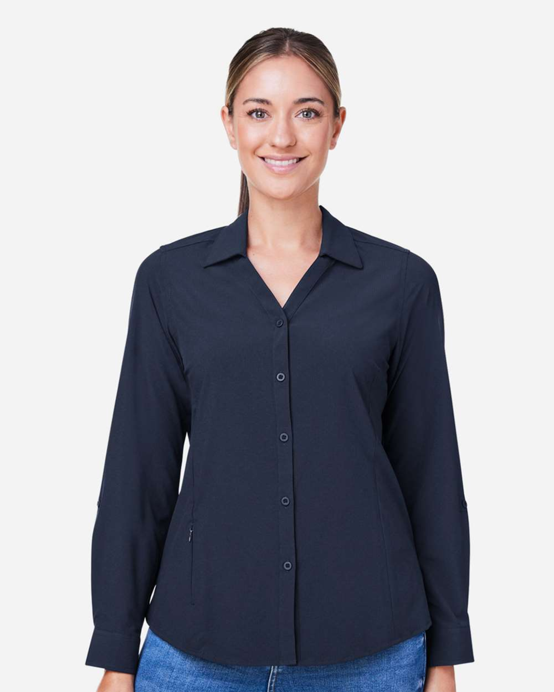 CORE365 - Women's Ultra UVP Long Sleeve Marina Shirt - CE510LW