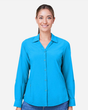 CORE365 - Women's Ultra UVP Long Sleeve Marina Shirt - CE510LW