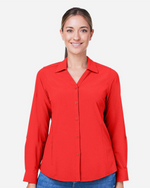 CORE365 - Women's Ultra UVP Long Sleeve Marina Shirt - CE510LW