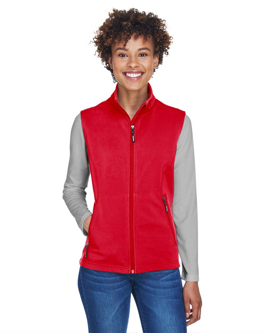 CORE365 - Women's Cruise Two-Layer Fleece Bonded Soft Shell Vest - CE701W