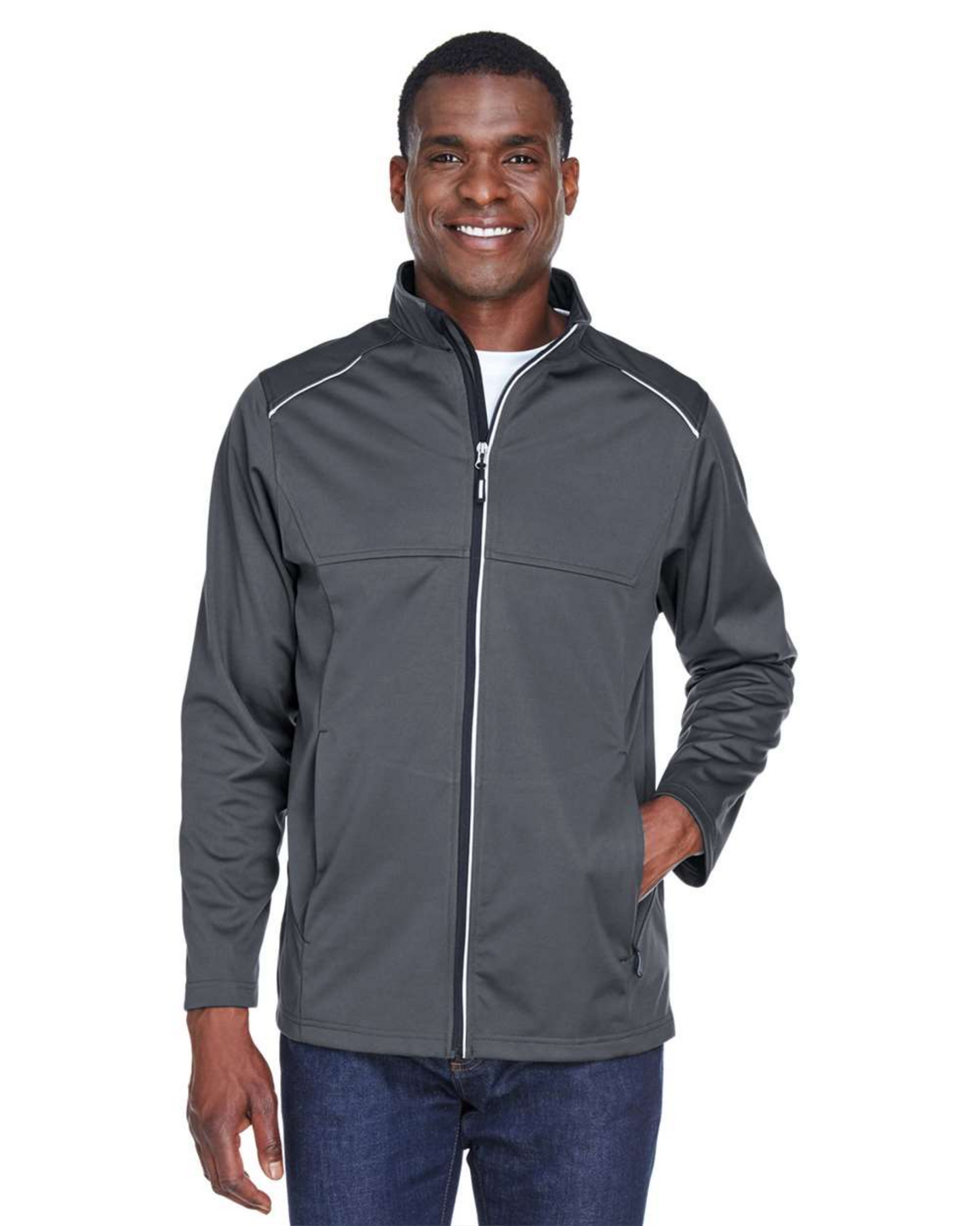 CORE365 - Men's Tall Techno Lite Three-Layer Knit Tech-Shell - CE708T