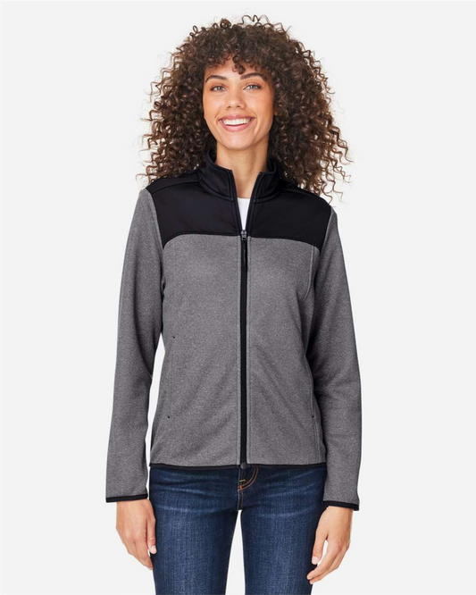 CORE365 - Women's Venture Heathered Stripe Hybrid Jacket - CE74W