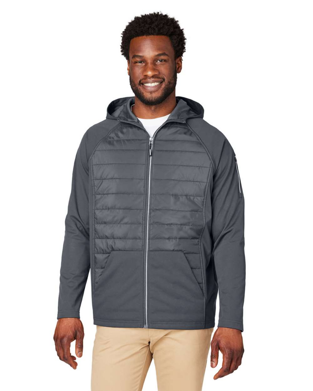 CORE365 - Techno Lite Hybrid Hooded Jacket - CE808