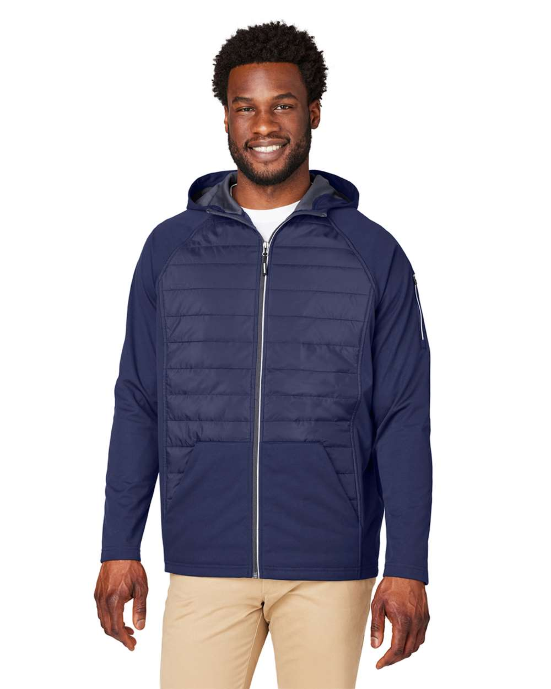 CORE365 - Techno Lite Hybrid Hooded Jacket - CE808