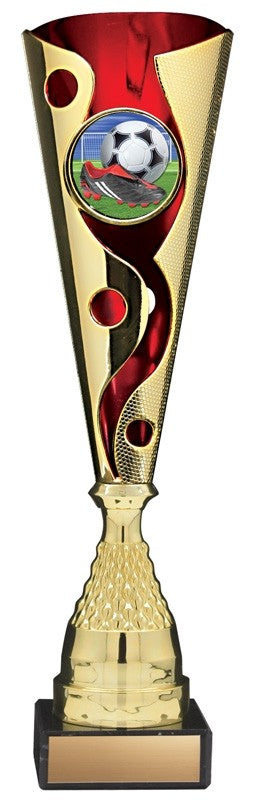 Trophie With Insert Holder On Marble Base - Fire & Ice Series CPB64