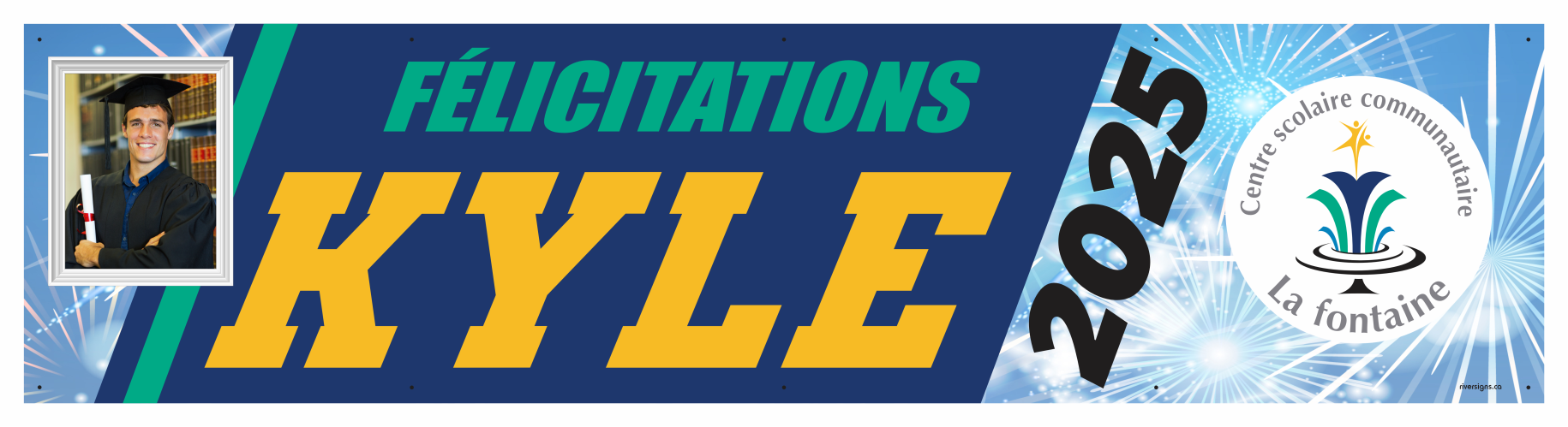 The ’Kyle’ Banner - 2’ x 8’