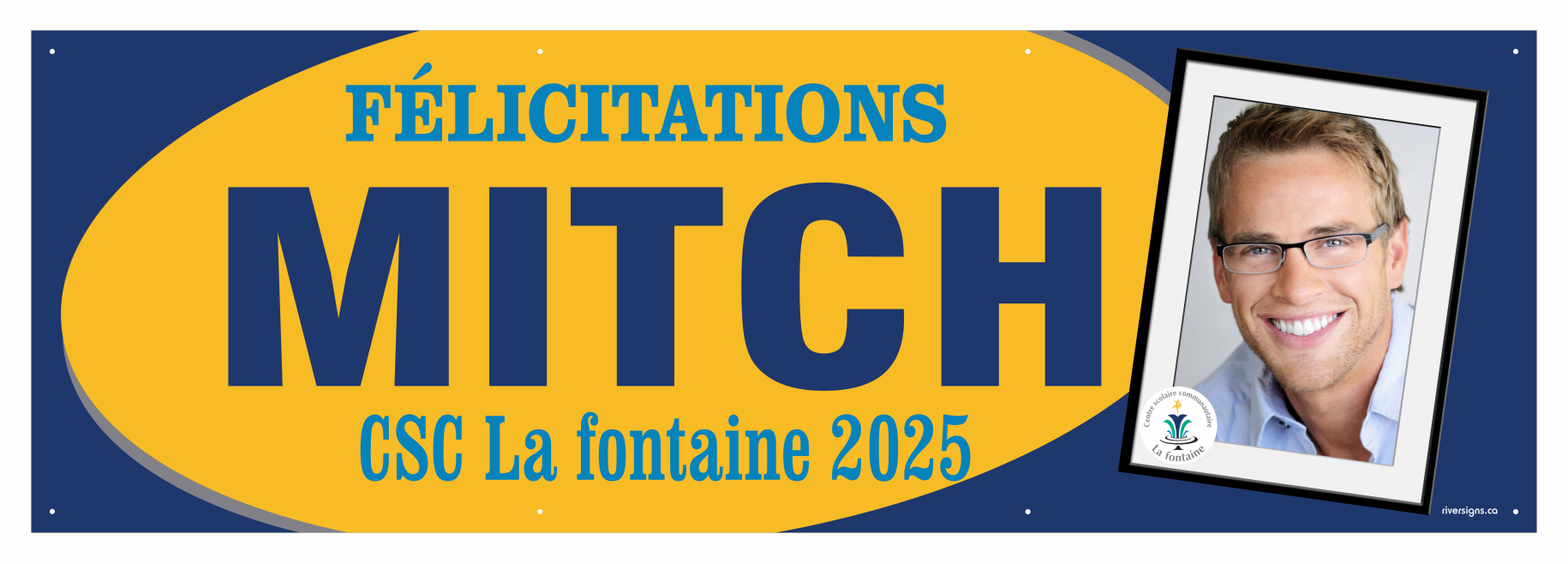 The ’Mitch’ Banner - 2’ x 6’