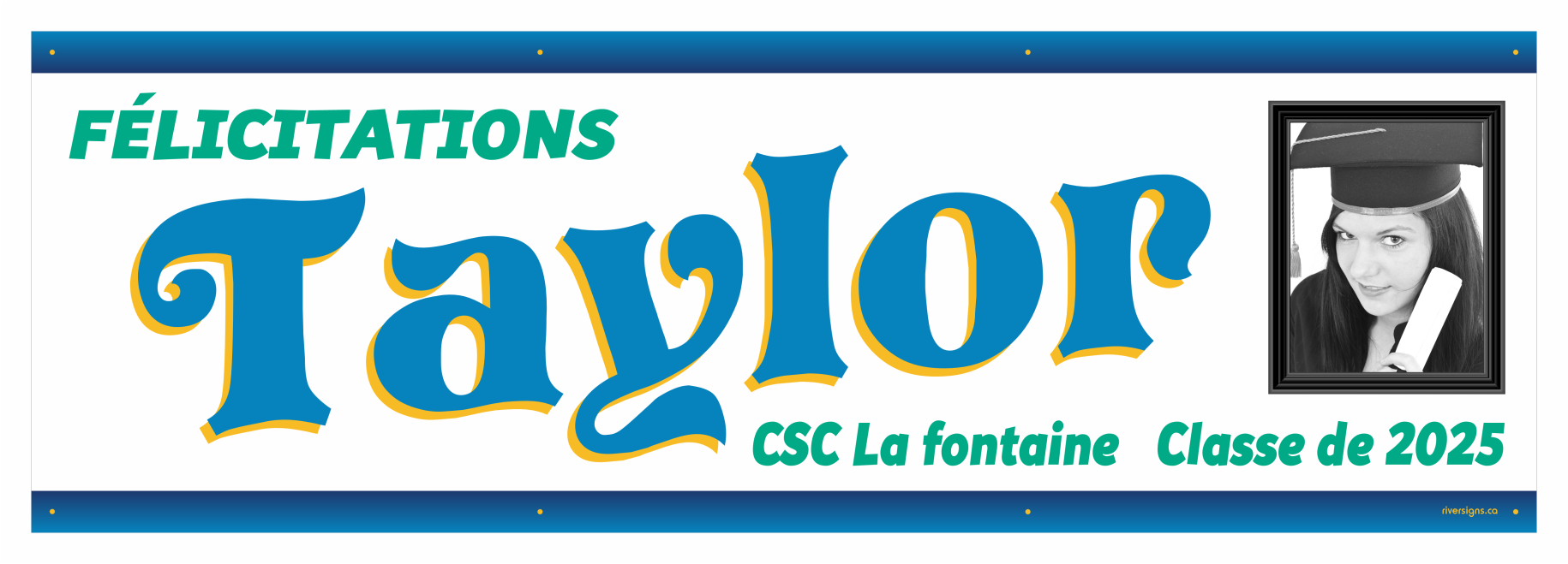 The ’Taylor’ Banner - 2’ x 6’
