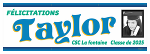 The ’Taylor’ Banner - 2’ x 6’