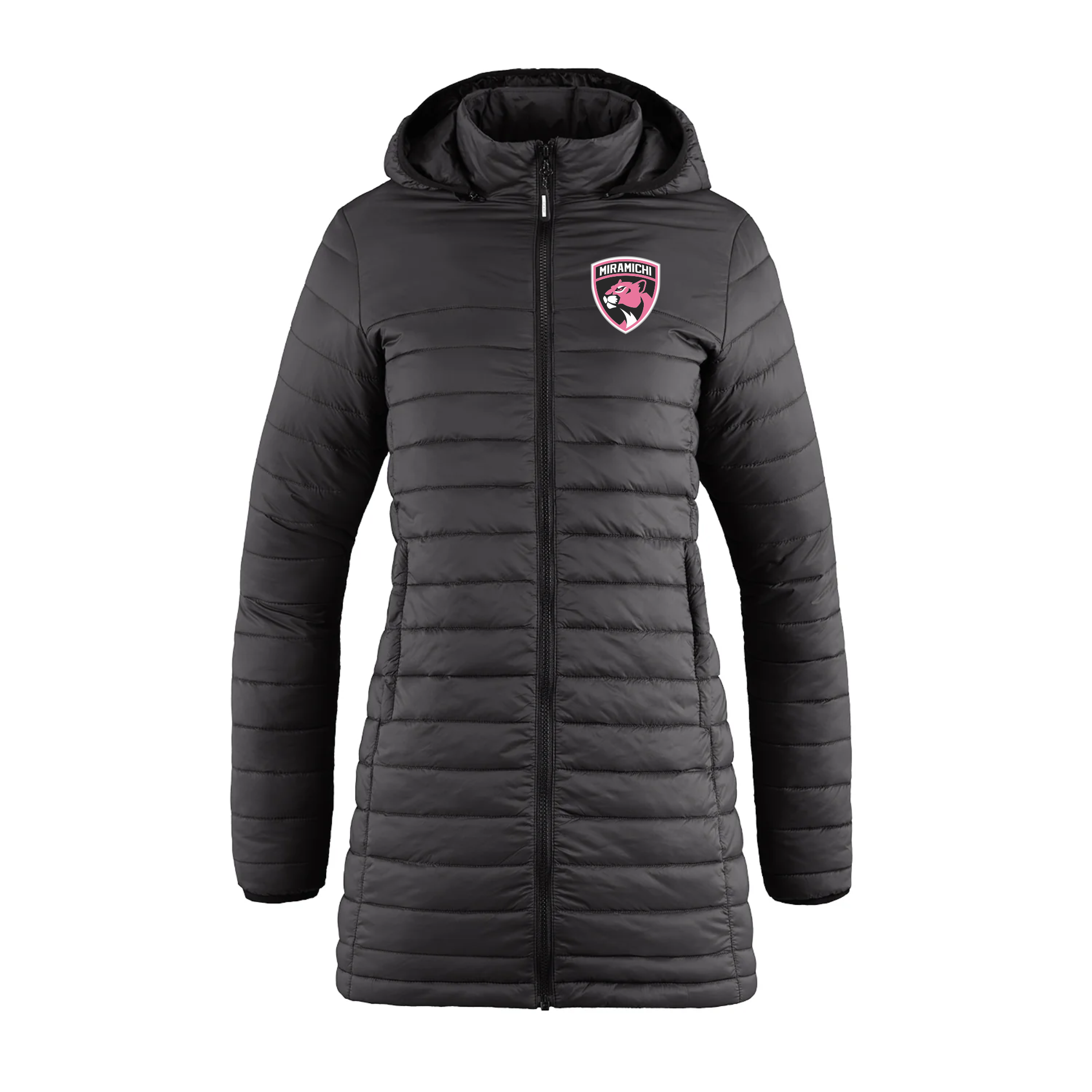 Miramichi Panthers - Glacier Bay - Long Lightweight Puffy Ladies Jacket