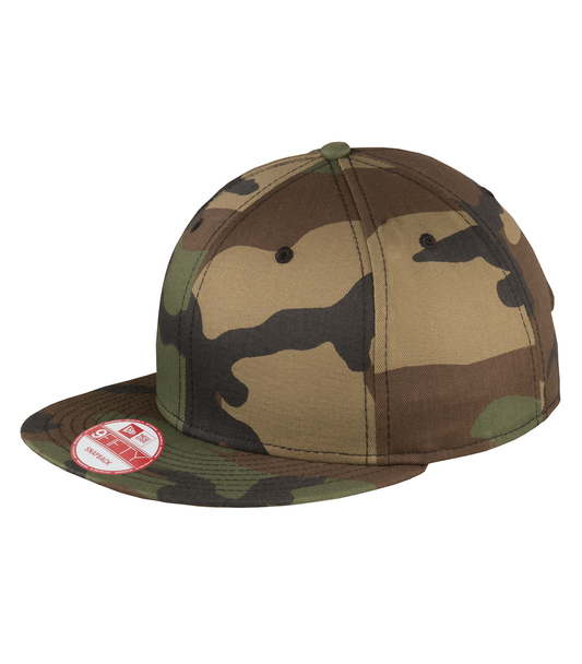 Flat Bill Snapback Cap - New Era NE400
