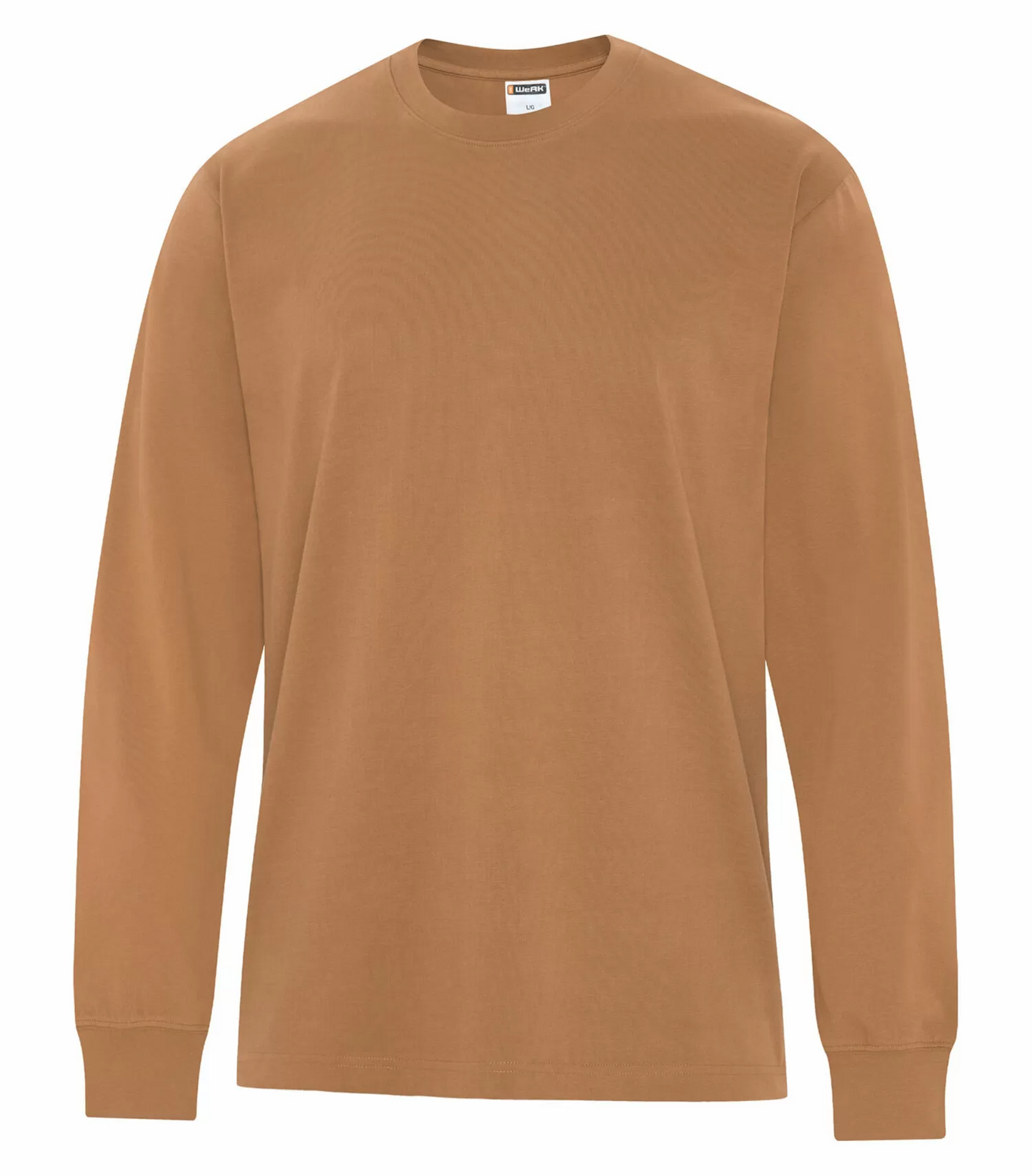 Heavyweight Ring Spun Cotton Long Sleeve Tee - WeRK250LS