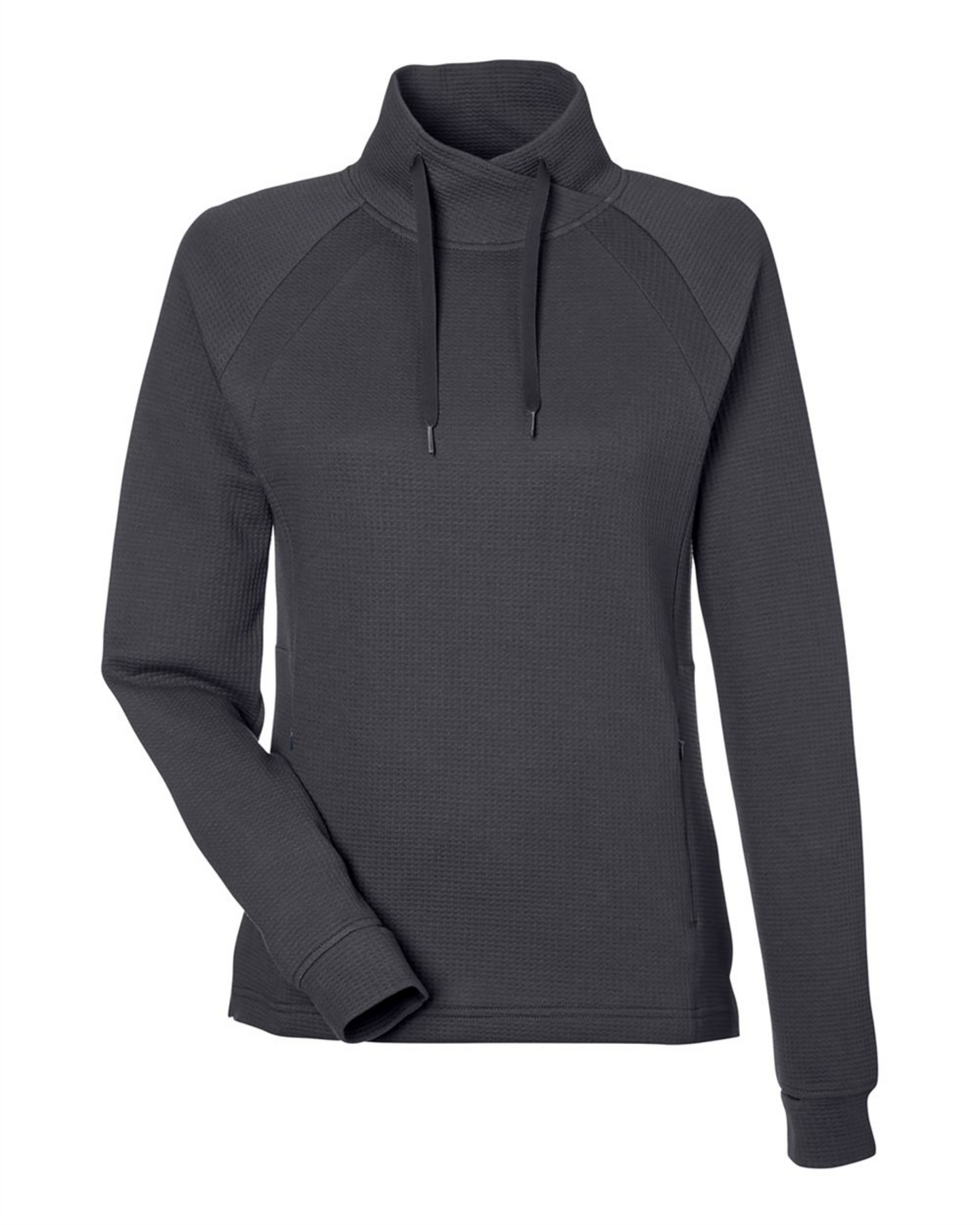 Ladies' Rhythm Waffle Cross-Neck Pullover - NE200W