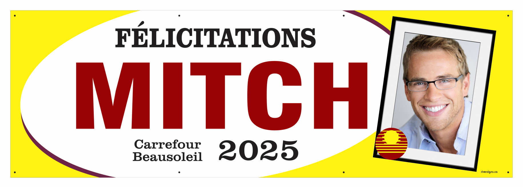 The ’Mitch’ Banner - 2’ x 6’