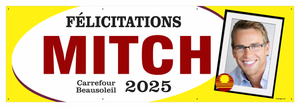 The ’Mitch’ Banner - 2’ x 6’