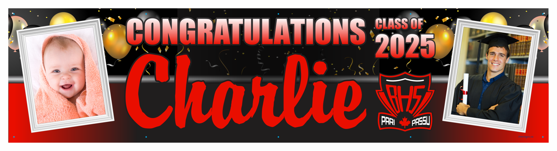 The ’Charlie’ Banner - 2’ x 8’