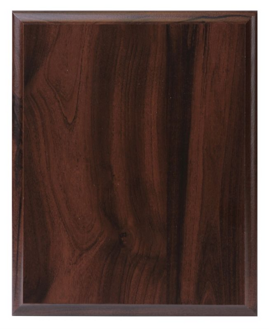 Cherrywood Plaque with Metal Plate - Laser series