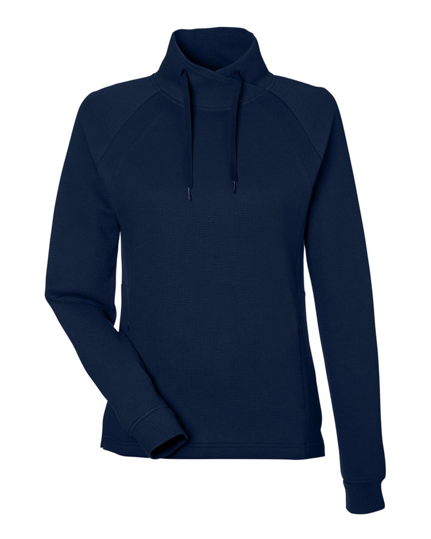 Ladies' Rhythm Waffle Cross-Neck Pullover - NE200W