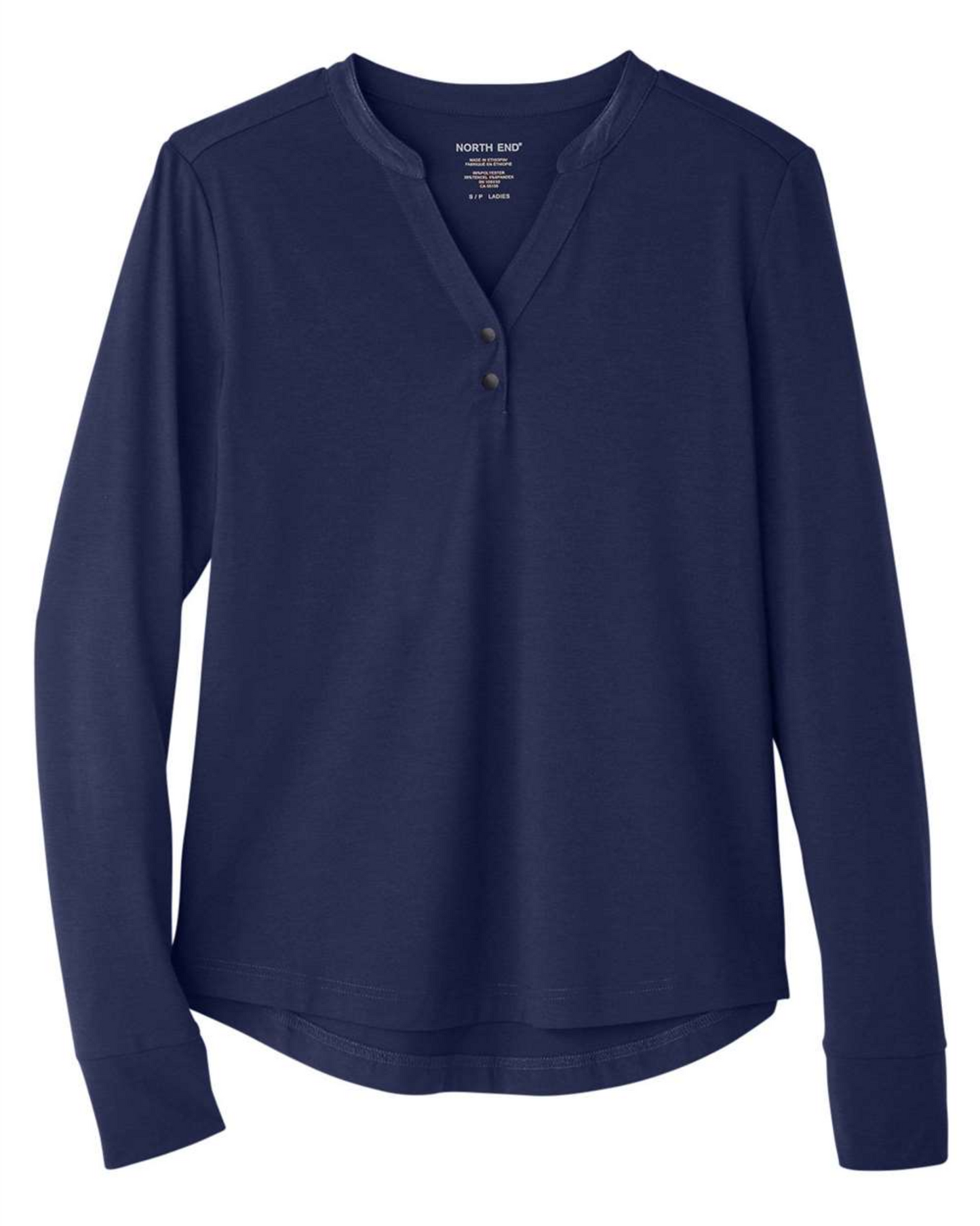 Ladies' JAQ Stretch Performance V-Neck Snap Pullover - NE400W