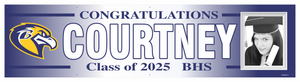 The ’Courtney’ Banner - 2’ x 8’