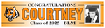 The ’Courtney’ Banner - 2’ x 8’