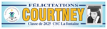 The ’Courtney’ Banner - 2’ x 8’