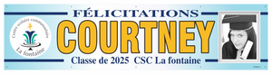 The ’Courtney’ Banner - 2’ x 8’