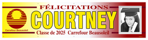 The ’Courtney’ Banner - 2’ x 8’