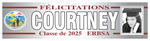 The ’Courtney’ Banner - 2’ x 8’