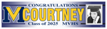 The ’Courtney’ Banner - 2’ x 8’