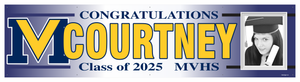The ’Courtney’ Banner - 2’ x 8’