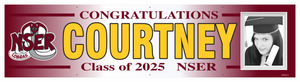 The ’Courtney’ Banner - 2’ x 8’