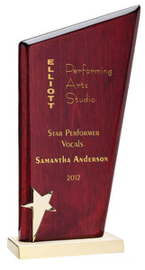 Upright Peak Standing Plaque, 8 1/2" - Star Award DA9317