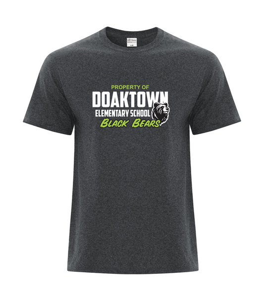 Everyday Cotton Blend Tee - Dark Heather - Doaktown Elementary 2026-27
