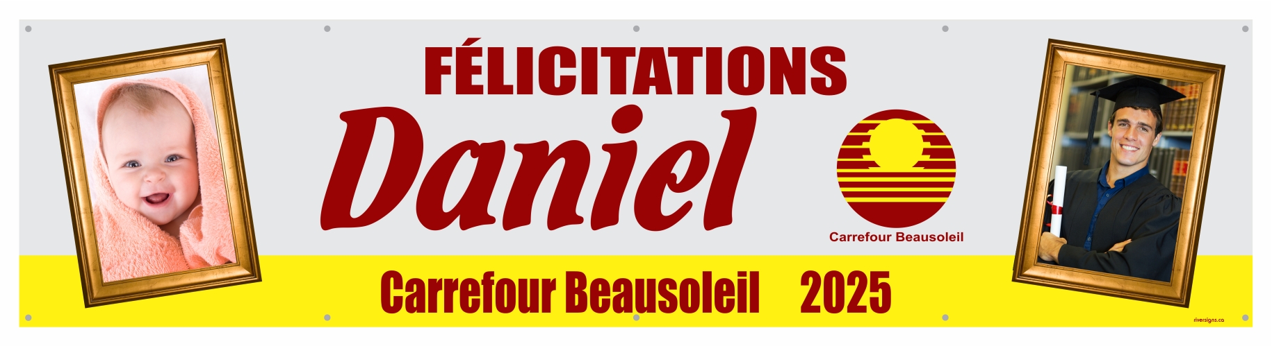 The ’Daniel’ Banner - 2’ x 8’
